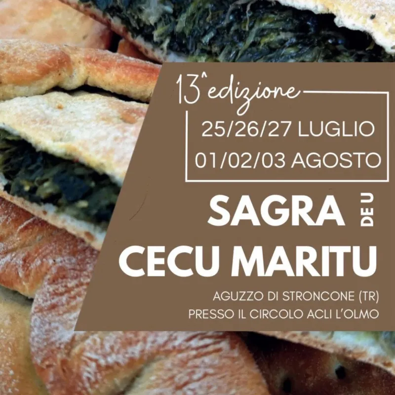 ‘sagra de u cecu maritu’, locandina