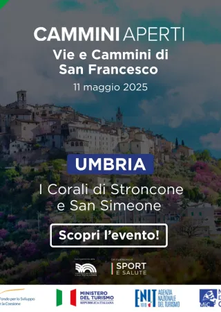 I Corali di Stroncone e San Simeone, Vie e Cammini di San Francesco