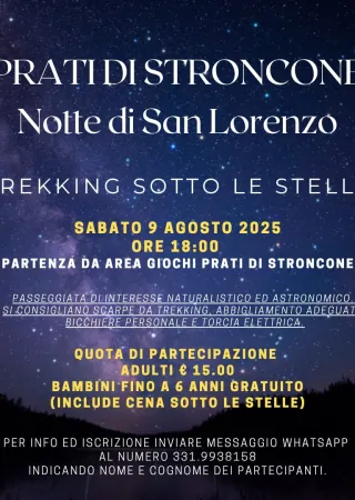 Trekking sotto le stelle